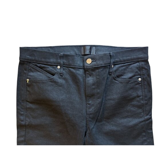 RtA Raw Hem Ankle Jeans in Black Japanese Denim - Picture 4 of 7